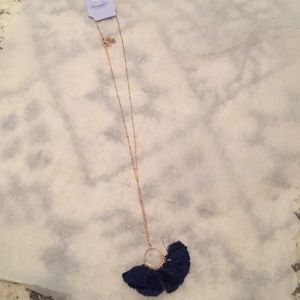Navy Blue tassel necklace from Periwinkle 5/$25